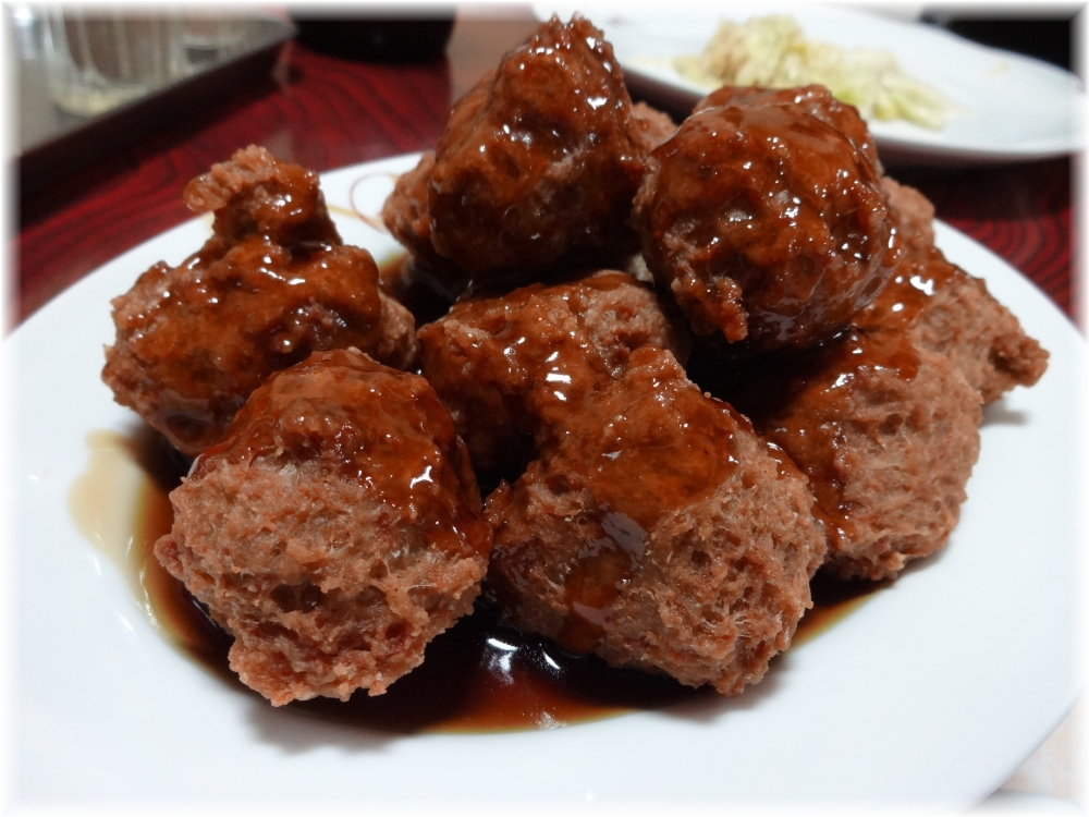 萬里本店 肉の揚げだんご(タレ)