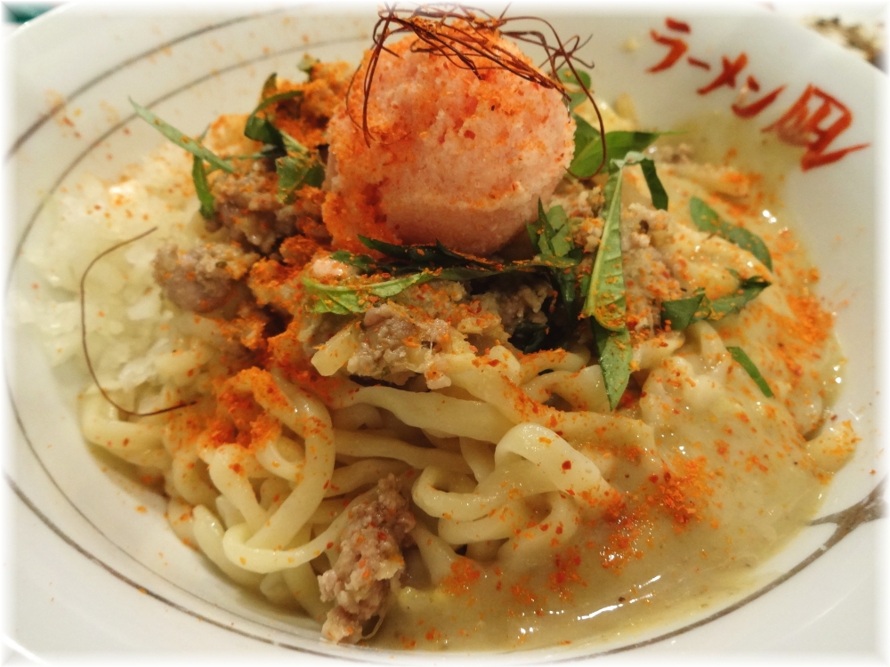 炎のつけめん3 冷タイまぜタイそばの具