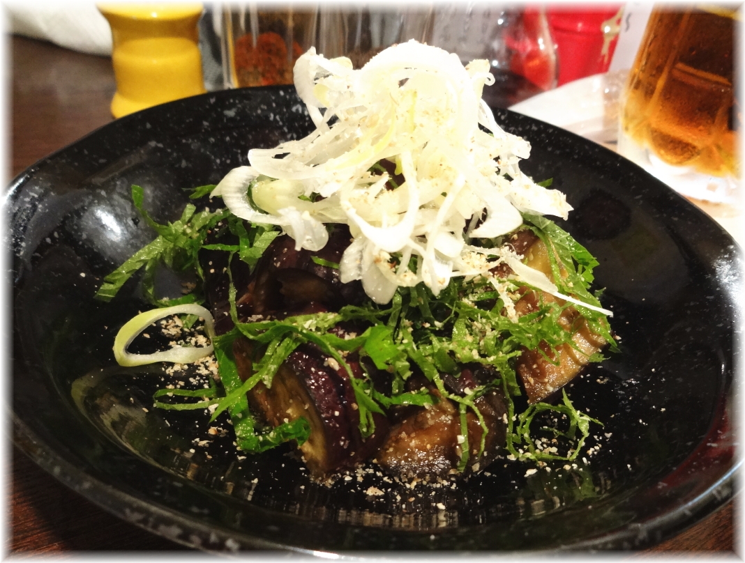 金町製麺3 冷たい中華風蒸し茄子