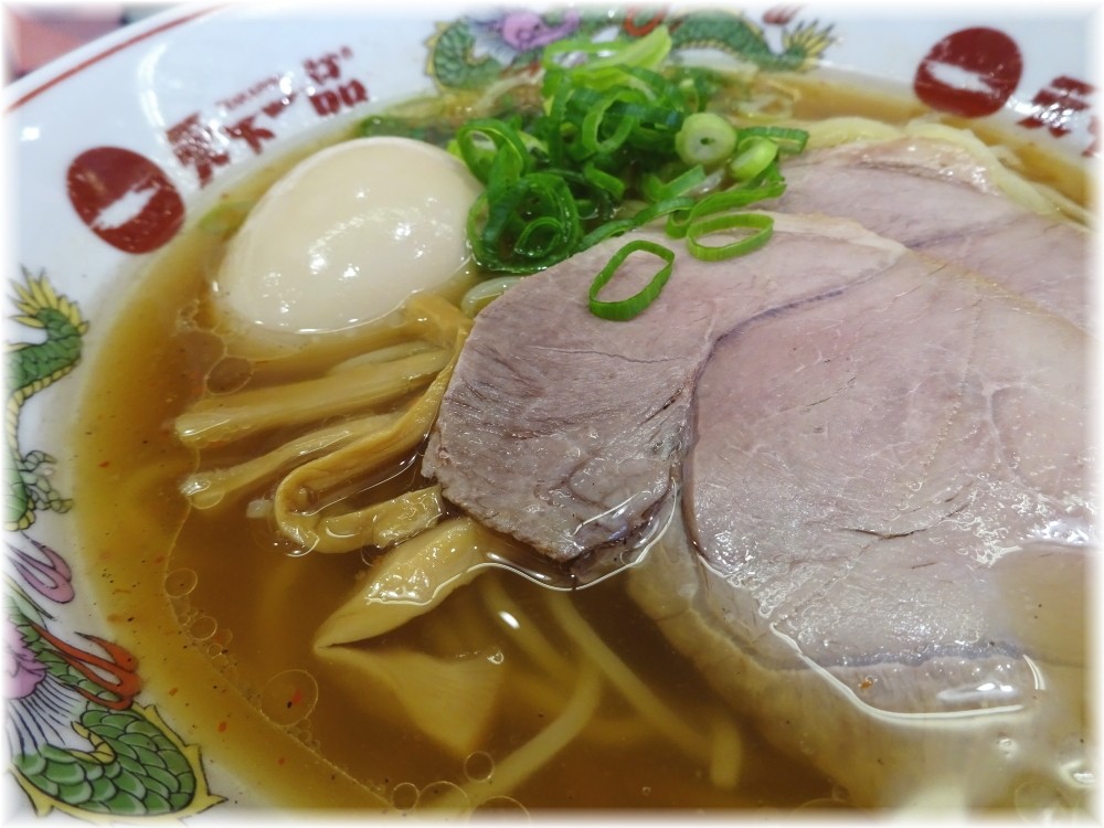 天下一品田町店3 半熟玉子ラーメン(あっさり)の具
