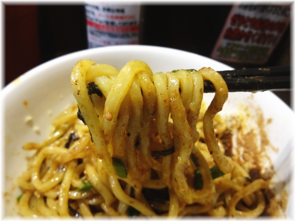 台湾まぜそばあびすけ 味玉入り台湾まぜそばの麺2