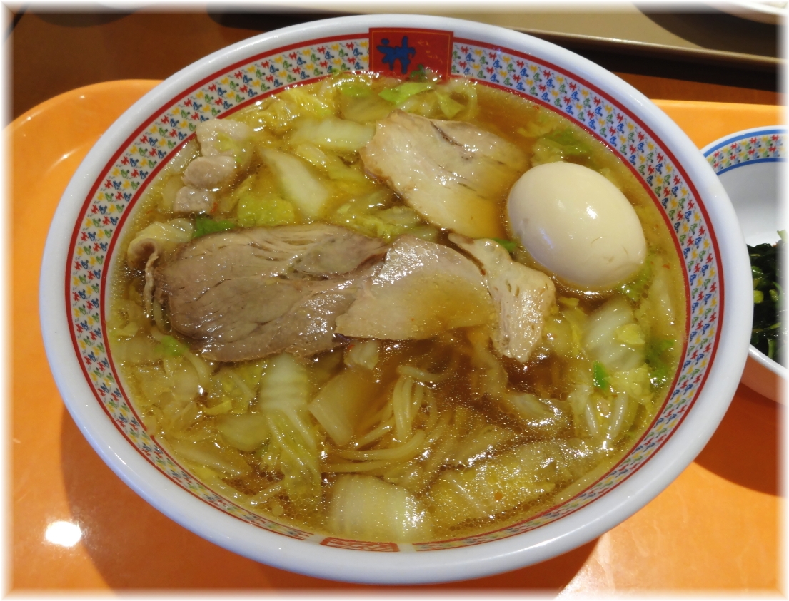 神座 煮玉子ラーメン