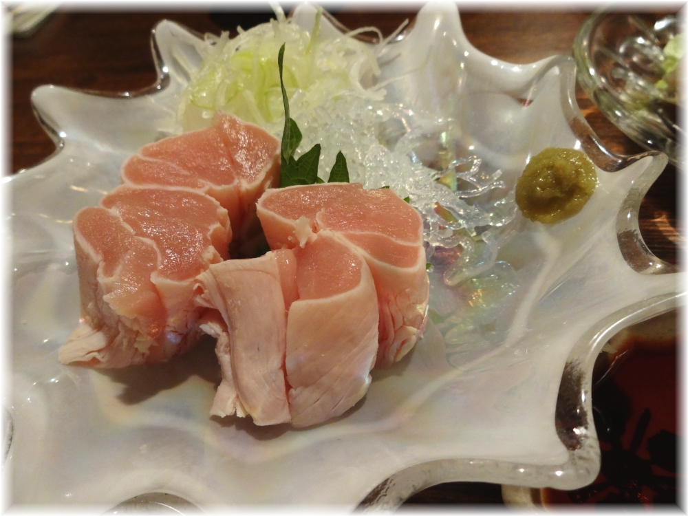 喜粋 鶏刺し