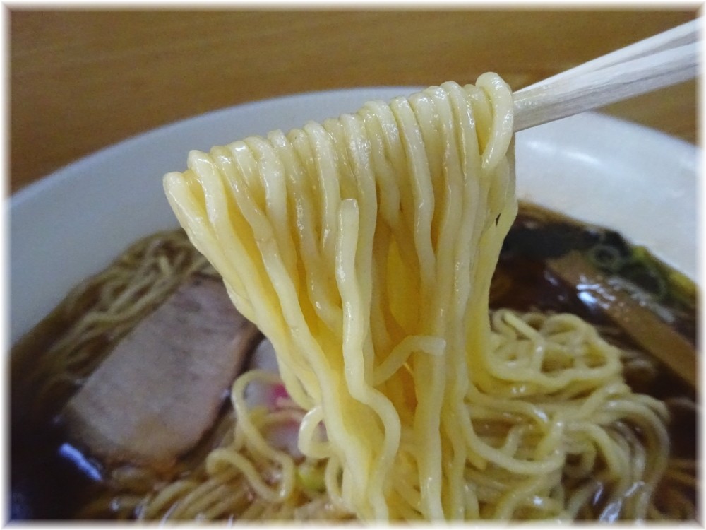 一ノ割大勝軒 中華そばの麺