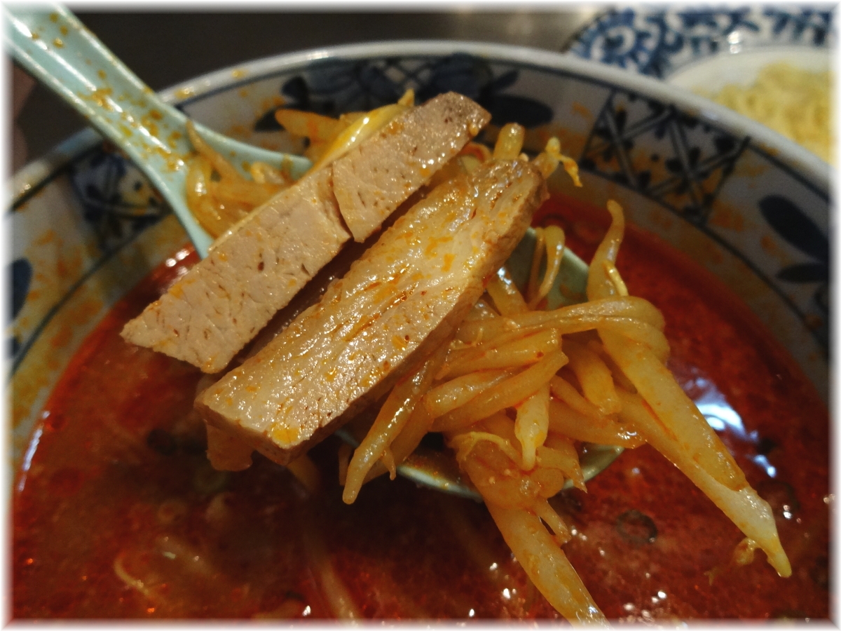 はな火屋 辛味噌つけ麺の具