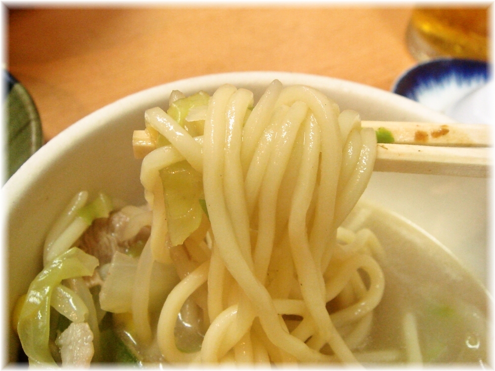 元祖赤のれん節ちゃんラーメン2 チャンポンの麺
