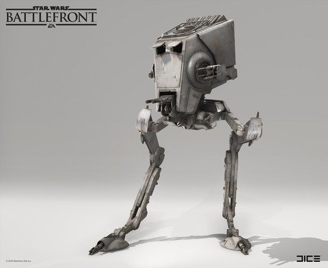 手のひらサイズ スターウォーズ AT-ST ジオラマ - メルカリ