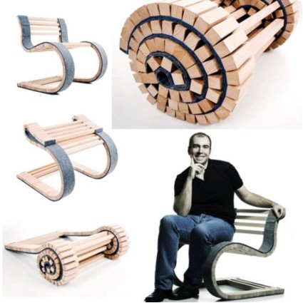The MIESROLO, designed by Uros Vitas,Dynamic Cantilever Chair