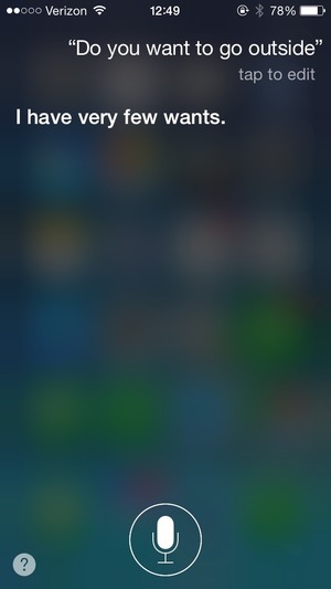 Siriへの会話パターン1
