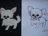下絵と作品