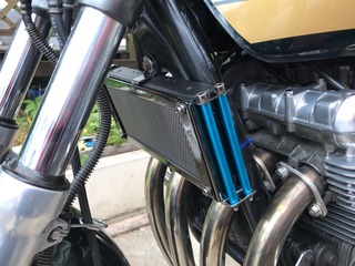 オイルクーラーガード装着