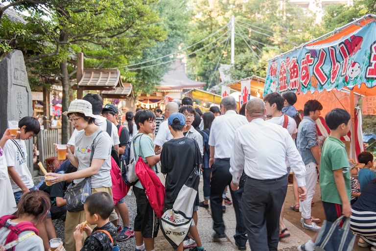 船橋市印内・八坂神社の祭礼2016-12