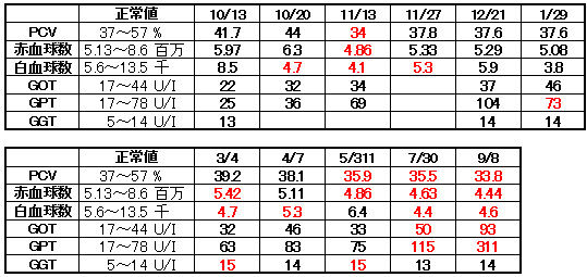 血液検査110908