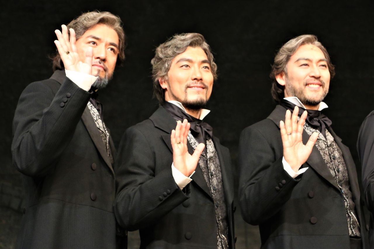 レミゼ30周年現役バルジャン横並びIMG_2475補正済み