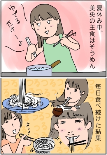 妹ちゃんがプロレスラー-美央メシ01