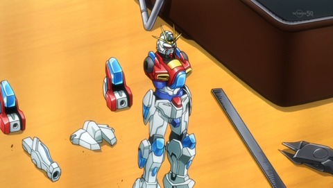 ガンダム ビルドファイターズトライ 21話 感想 BFT 800