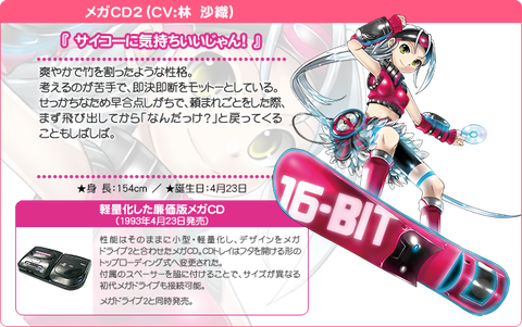セガ・ハード・ガールズ キャスト 放送日 擬人化 8