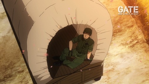 GATE 13話 感想 自衛隊 2クール 48