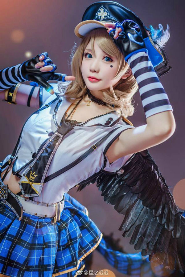 中国人レイヤーによる『ラブライブ!サンシャイン!!』渡辺曜のクールなパンクロックコスプレが話題に【画像】