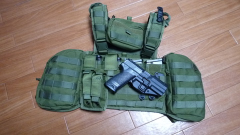 TT chest rig mkII いろいろつけてみた図