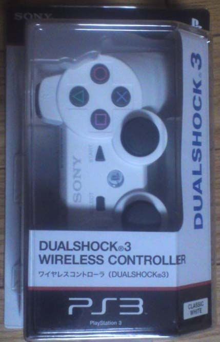 PS3のホワイトコントローラー : よっ☆安八屋！