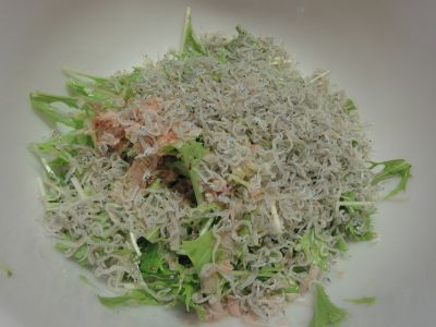 鰹節にじゃこを入れます_400