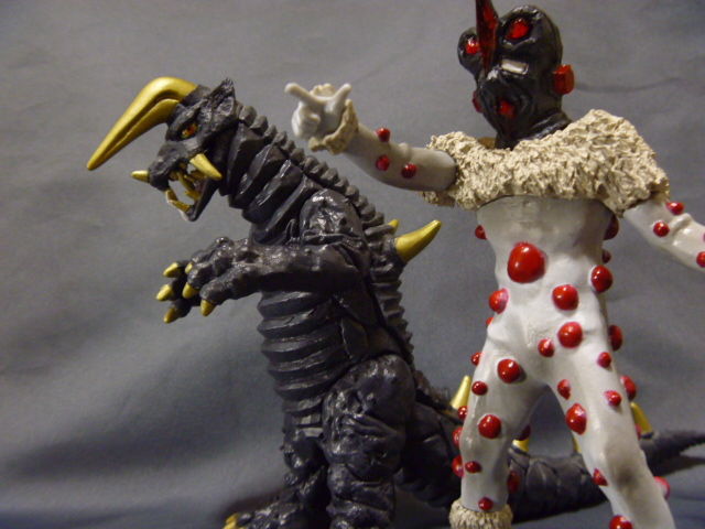 マ*ン様 大怪獣シリーズ ナックル星人&ブラックキング 激闘 マ*ン様 大怪獣シリーズ ナックル星人&ブラックキング 激闘