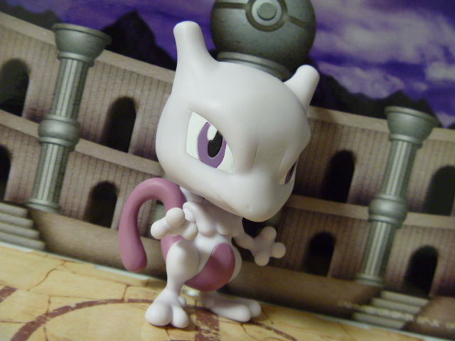 ミュウツー ちびきゅんキャラ & ステージセット : 蒼色全開