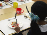幼稚園での料理マナー講習