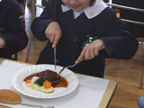 幼稚園での料理マナー講習