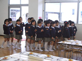 幼稚園での料理マナー講習