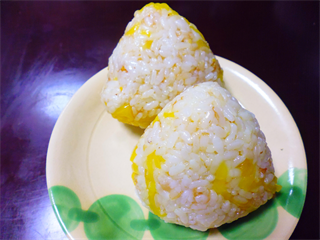 たくあん×かつおぶし(ごま油)