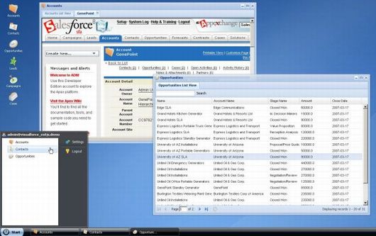 Visualforce Desktop