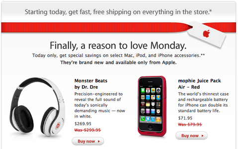 Finaly, a reason to love Monday.