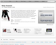 Apple - Movie Trailers - Ninja Assassin