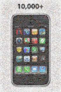 10,000 iPhone App Icon Mosaic
