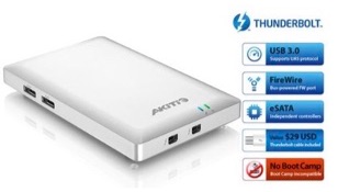 センチュリー Thunderbolt接続インターフェイスターミナル 「AKiTiO THUNDER DOCK 」 AKI-TBDOCK