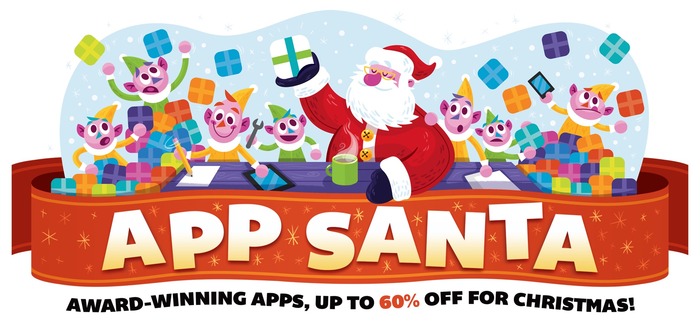 Mac＆iOSアプリを最大60% OFFでプレゼントしてくれるプロモーション「App Santa」、2014年は12月16日から開催。