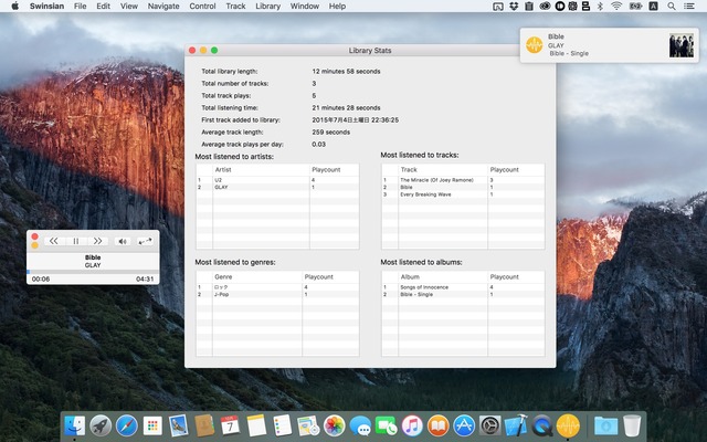 Swinsian-Libary-Stats