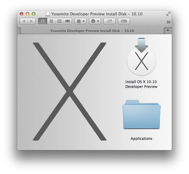 DiskMaker Xで作成したOS X 10.10 Yosemiteのインストールディスク