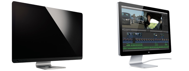 LCD-MF272CGBRとApple Thunderbolt Displayその3