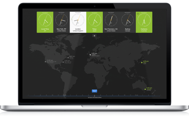 設定した都市の時間が分かる世界時計アプリ World Clock For Mac が無料セール中 pl Ch