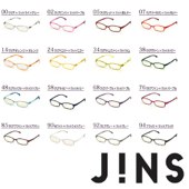 【JINS PC スクエア ハイコントラストレンズ】PC(ディスプレイ)専用メガネ (度なし)(DARK BROWN)