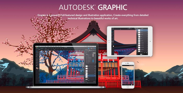 Autodesk、ベクター描画のイラストレーションアプリ「iDraw」を「Graphic」にアップデート。El Capitanに対応しiPhoneアプリも公開。