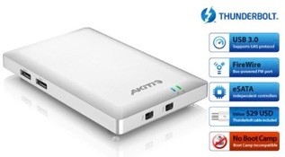 センチュリー Thunderbolt接続インターフェイスターミナル 「AKiTiO THUNDER DOCK 」 AKI-TBDOCK