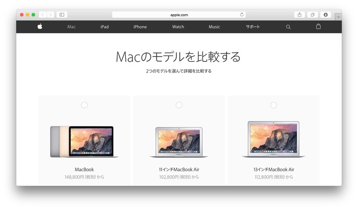 Compare-Mac-models