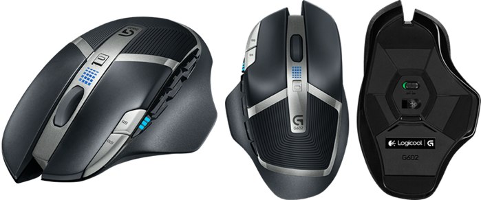 ロジクール、Macにも対応したゲーミングマウス「G602 Wireless Gaming Mouse」を発表