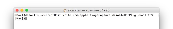 defaults-currentHost-ImageCapture-disableHotPlug
