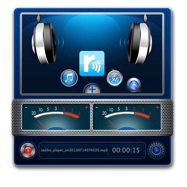 sBlasterはMacのシステム音、アプリの音声録音アプリ