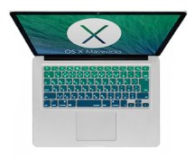 [RainBow] 日本語 キーボードカバー (JIS配列) 〈 for MacBook Pro 13,15インチ /Apple Wireless Keyboard 用〉 《RainBow オリジナルカラー》 Mavericks カラー key-wpro-MVC